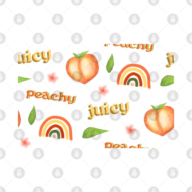 Peach theme big pattern by RocksNMills