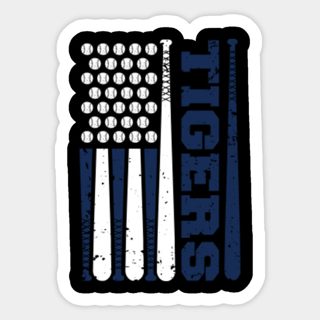 detroit tigers american flag shirt