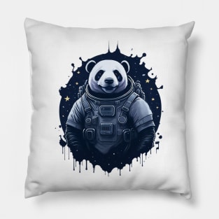 Astronaut Panda 01 Pillow