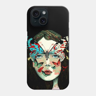 Butterfly Princess No. 2: Perfection is Overrated on a Dark Background Phone Case