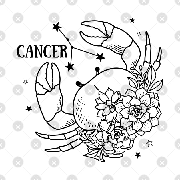 Zodiac Garden Floral Design: Cancer by The Cosmic Pharmacist