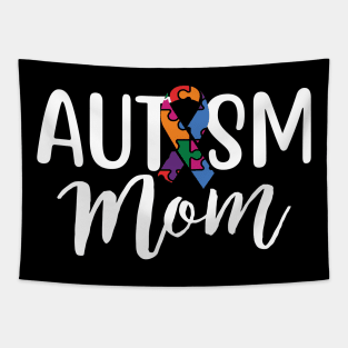 Autism Mom Shirt Mothers Day Autism Awareness Shirt For Mom Tapestry