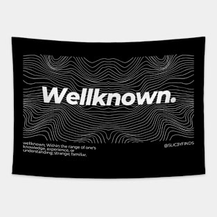 Contour Lines Wellknown Tapestry