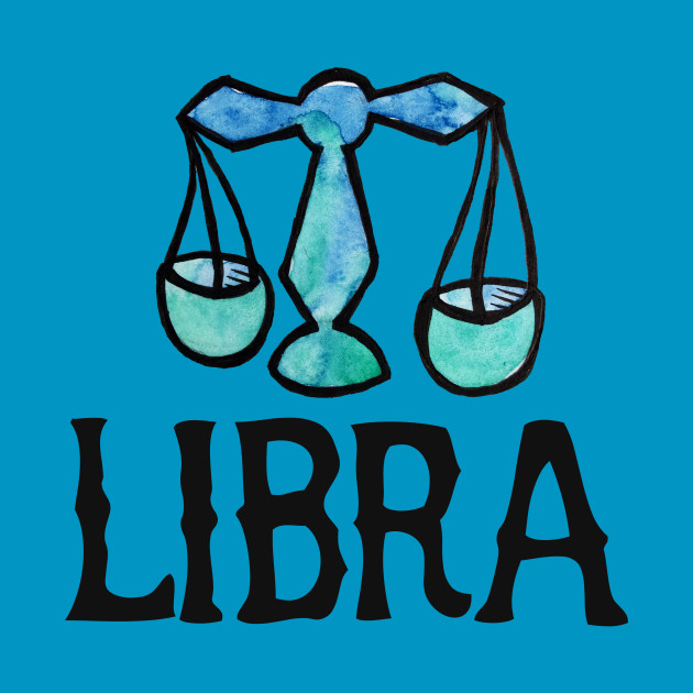 Libra scales - Libra - T-Shirt | TeePublic