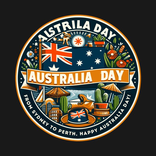 From Sydney to Perth, Happy Australia Day! by HALLSHOP