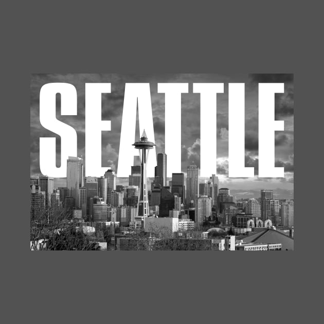 Seattle Cityscape by PLAYDIGITAL2020