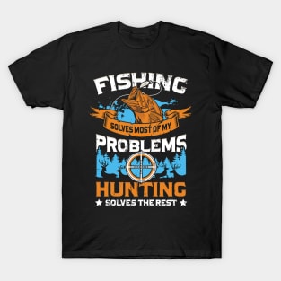Wishin I Was Fishin Fisherman Bass Trout Hunting Game Fishing Funny Mens T- shirt