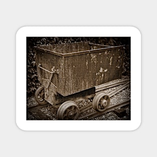 Old Mine Cart Magnet