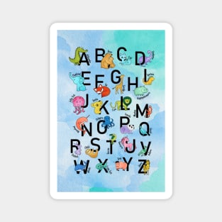 ABCD's of Animals & Birds Magnet