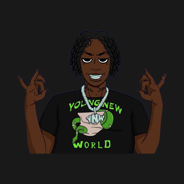 YNW WORLD MELLY MELVIN HIP HOP RAP by Lisa Masse