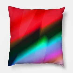 red blue abstract texture Pillow