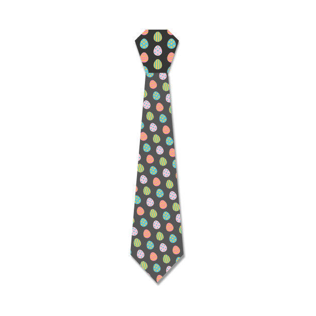Egg Hunter Tie Cute Easter Gift Boys Kids by macshoptee