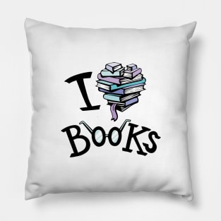 I Love Books Pillow