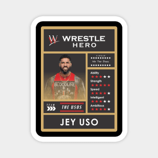 wwe card jey uso Magnet