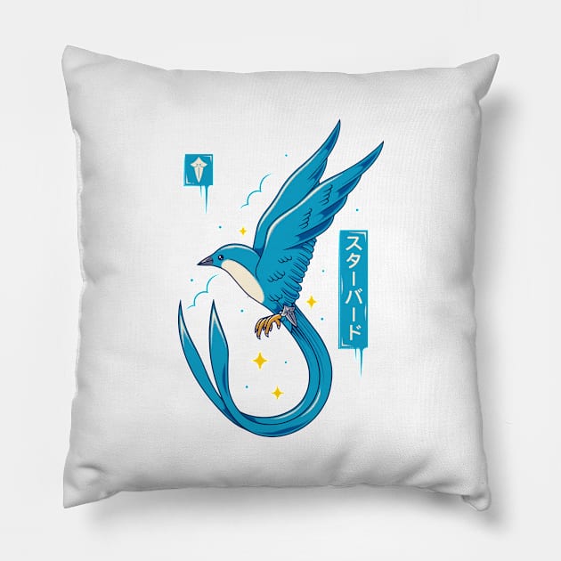 Starbird Pillow by Alundrart