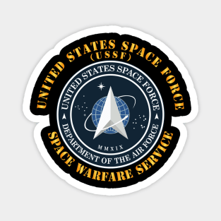 United States Space Force - Space Warfare Svc Magnet