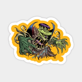 DraculaFrankensteinWerewolfMummy from the Black Lagoon Magnet