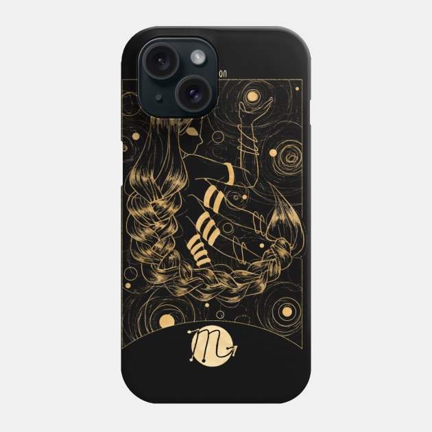 Scorpio Phone Case by densukii