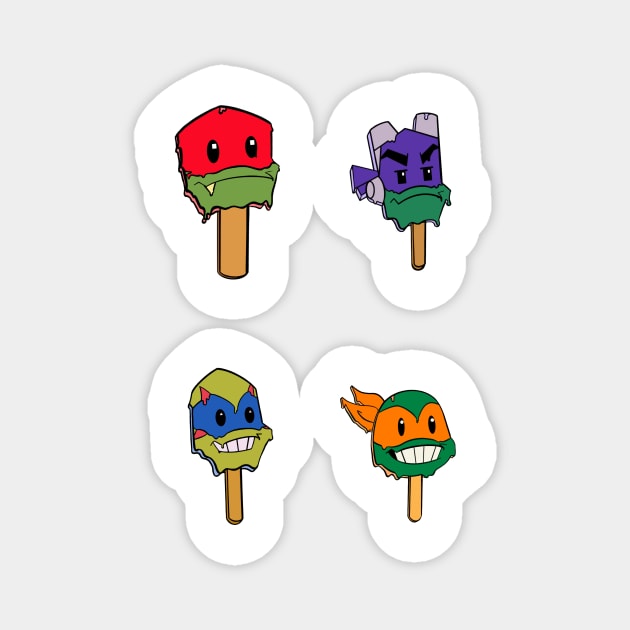 ROTTMNT Popsicles Magnet by SassyTiger