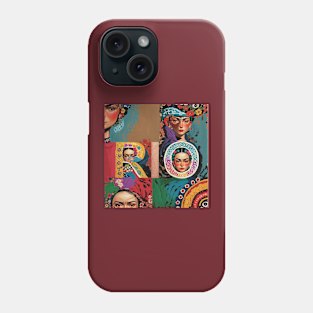 Rio Hidden in Abstract Art Tshirt Phone Case