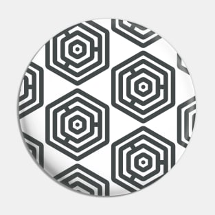 Hexagon pattern Pin