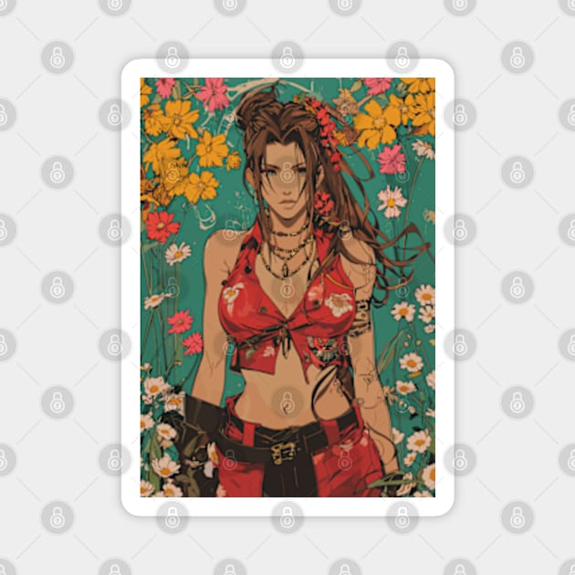 Aerith Gainsborough FF7 Final Fantasy VII Rebirth Magnet by moreirapod