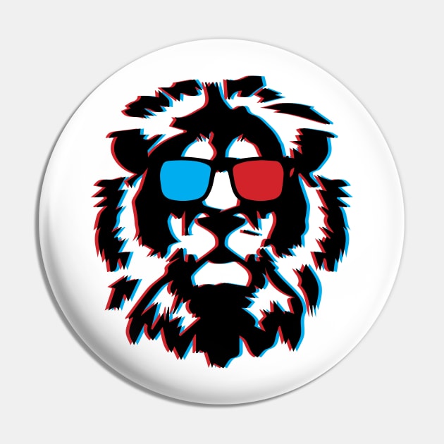 3D Lion Pin by Jahshyewuh