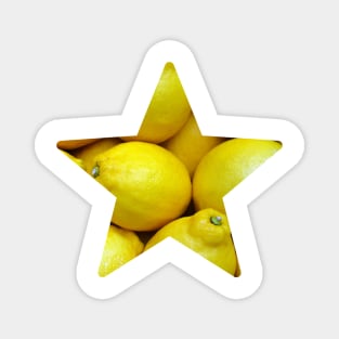 Lemon Fruit Star Magnet