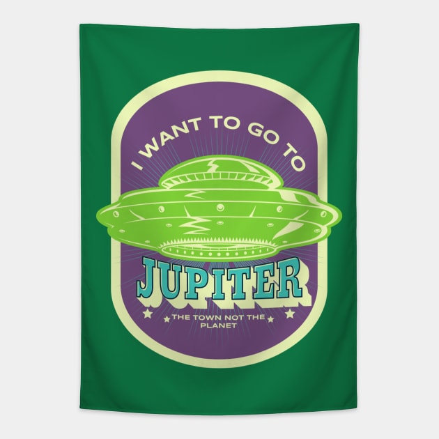 I want to go to Jupiter, the town not the planet Tapestry by weilertsen