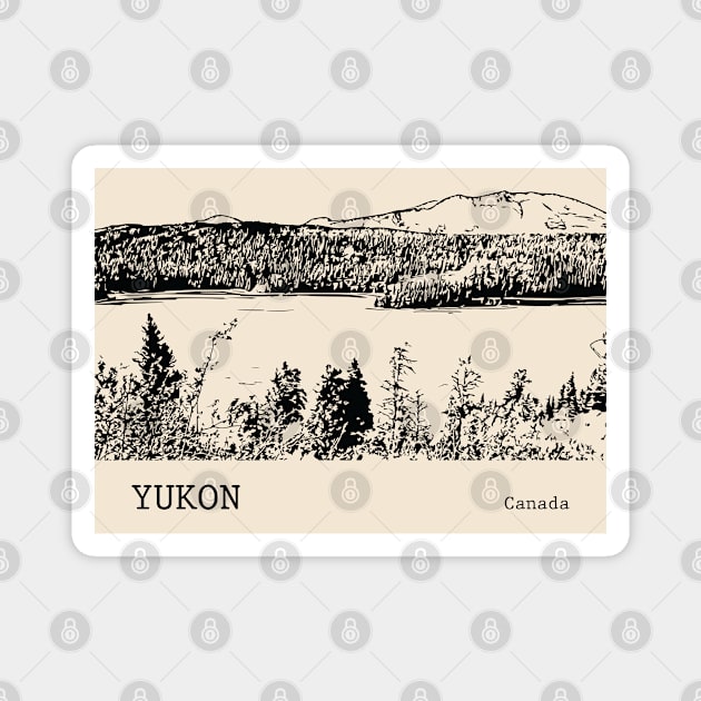 Yukon Canada Magnet by Lakeric