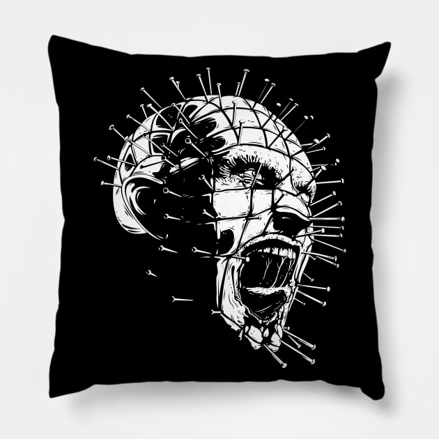 Pinhead Pillow by BeeryMethod