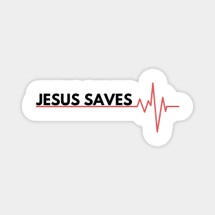 Jesus Saves Magnet