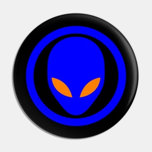 Blue Alien Pin