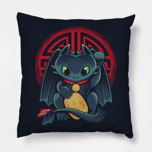 Maneki Dragon Pillow