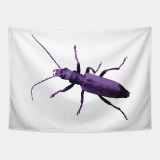 Purple Beetle Wharf Borer Tapestry
