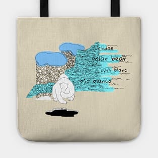 polar bear Tote