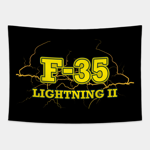 F-35 Lightning II Limited Edition Front And Back Tapestry by Mandra