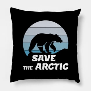 Save the Arctic, Save The Polar Bears Pillow