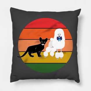 Cat and Dog Pillow