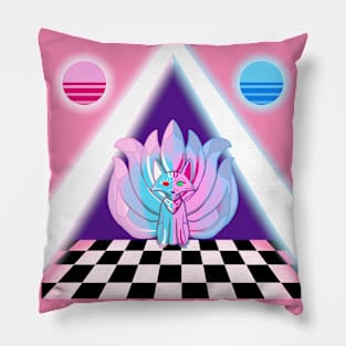 Kitsune Vaporwave Dream Pillow