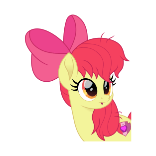 Messy Apple Bloom portrait T-Shirt