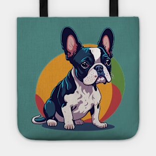 Boston Terrier Portrait Tote