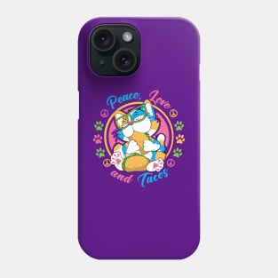 Peace, Love and Tacos Phone Case