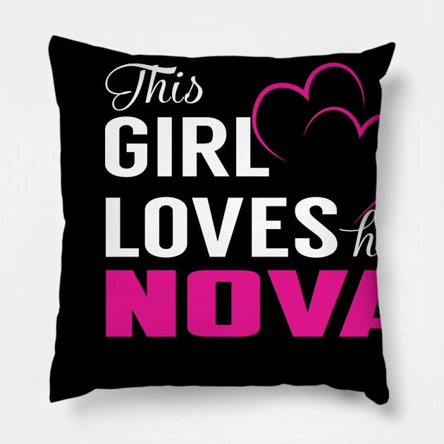 This Girl Loves Her NOVA Pillow by LueCairnsjw