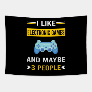 3 People Electronic Game Games Tapestry