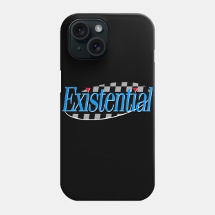 Existential 90s TV Tribute Graphic Design Phone Case