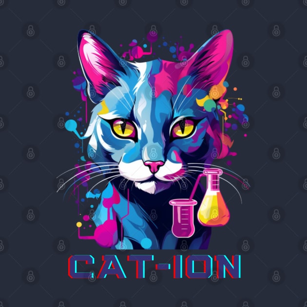 Chemist cat wpap, cation, chemistry, laboratory, kitty in lab by Pattyld