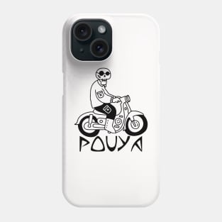 Pouya  Punk Skeleton Riding scooter Phone Case