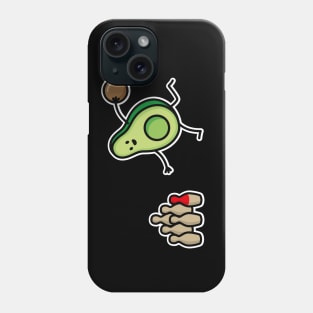 Funny Skittles avocado cartoon Skittle player gift Phone Case