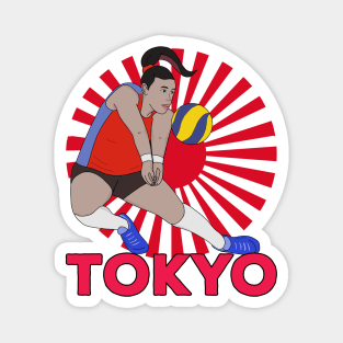 Volleyball Tokyo Magnet